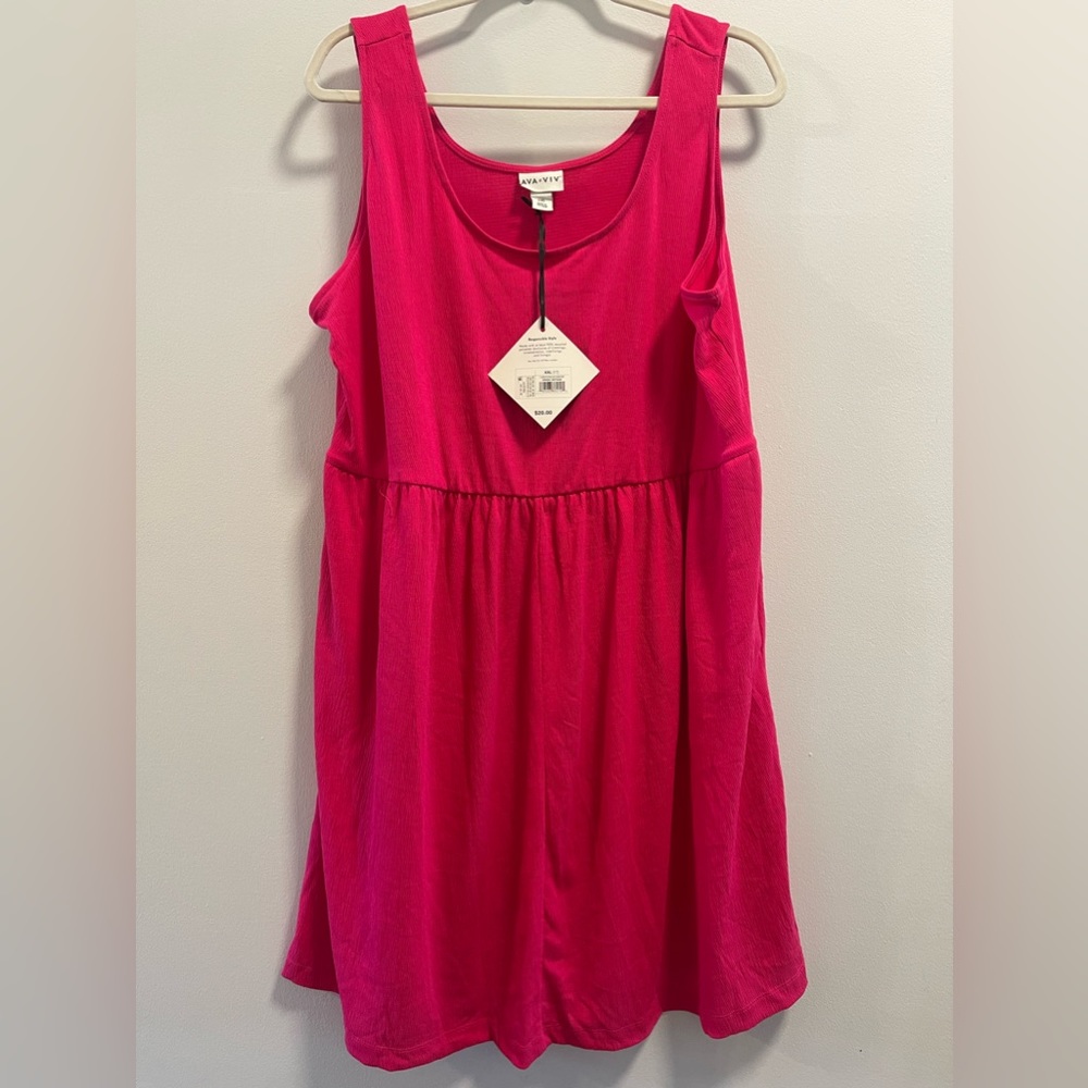 NWT Target Ava & Viv Women’s Dress Pink XXL